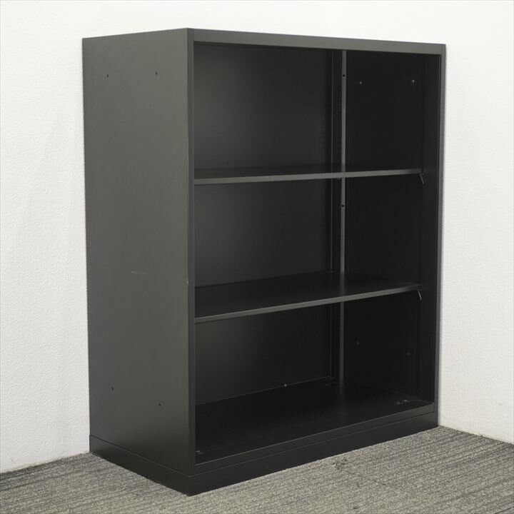 オカムラ レクトライン オープン書庫 H1100 ブラック