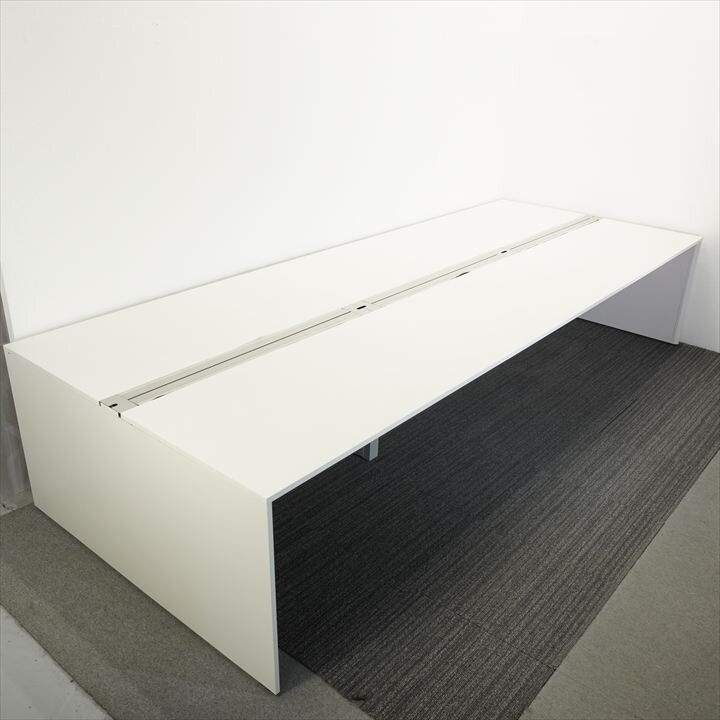 イトーキ インターリンク フリーアドレス 4814 H720 W2400天板4枚 8席分 ホワイト天板