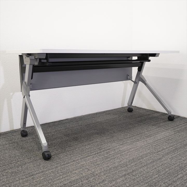 オカムラ フラプター フラップテーブル 1560 H720 ホワイト