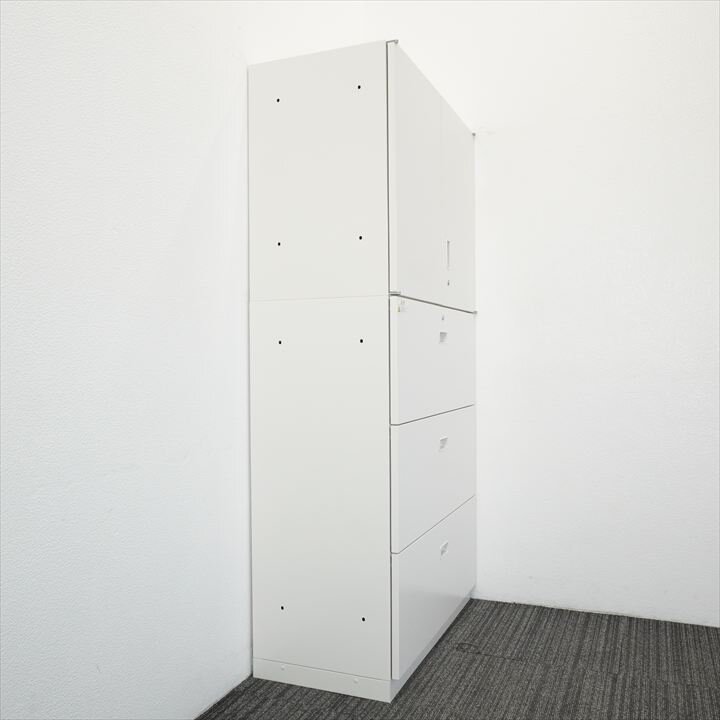 イトーキ シンライン 3段ラテラル+両開き書庫 H1790 W9色