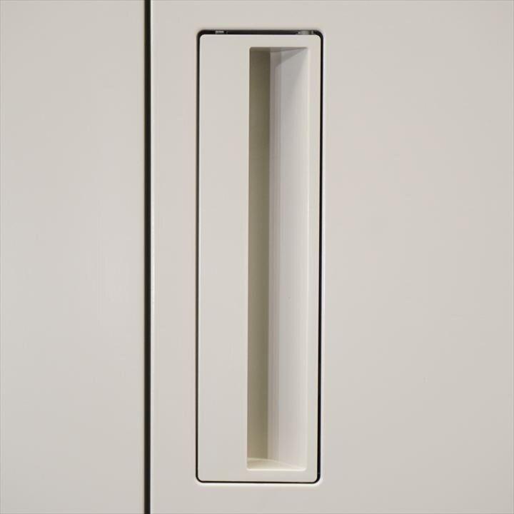 コクヨ エディア 扉付き書類整理庫 3列16段 コンビタイプ 天板付 H1130 ナチュラルグレー(F1色)