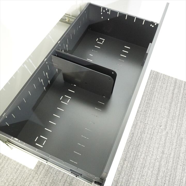 オカムラ レクトライン ダイヤル式セパレートロック3段ラテラル(個別ロック)書庫 H1100 ZA75色