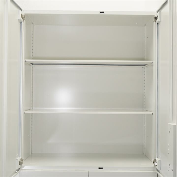 コクヨ エディア 両開き2段書庫 H2160 ホワイト