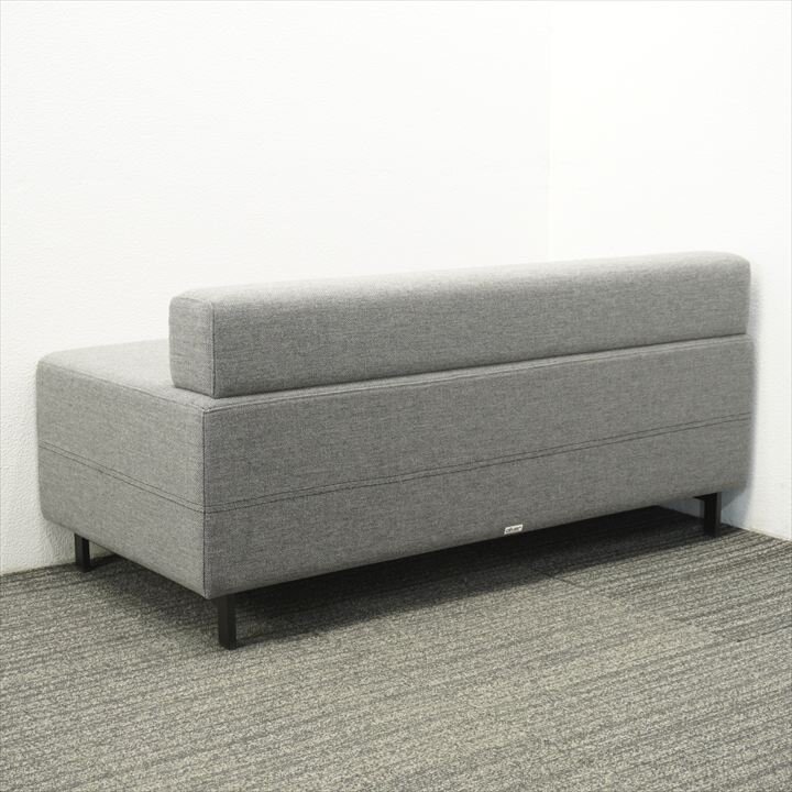 オリバー ロビーベンチ グレー W1200