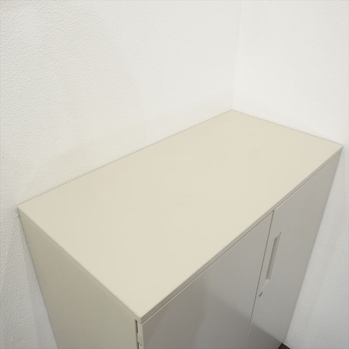 コクヨ エディア 扉付き書類整理庫 3列16段 コンビタイプ 天板付 H1130 ナチュラルグレー(F1色)