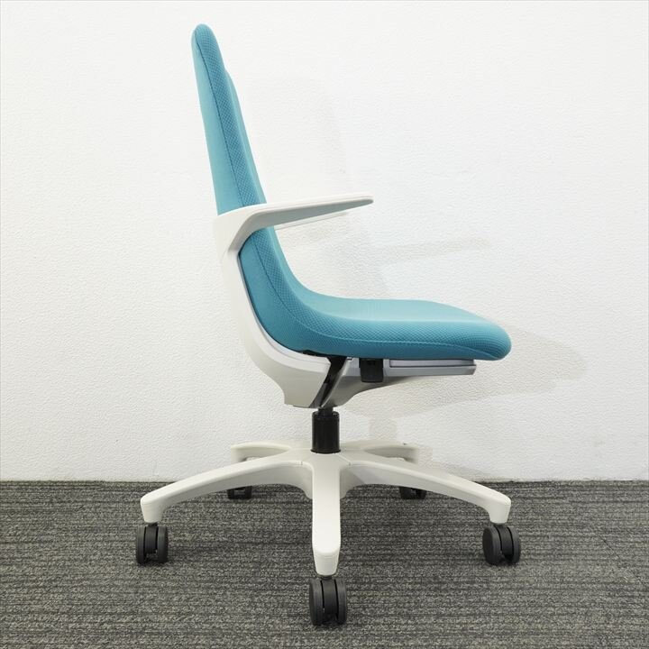 イトーキ モーブ 肘付 タピストリーブルー