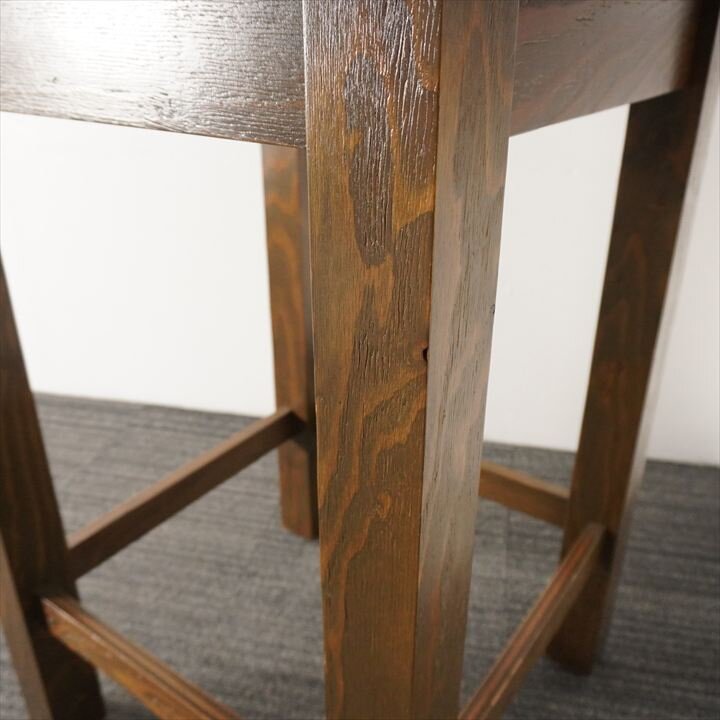 木製丸ハイテーブル Φ1000 H1050 (2)