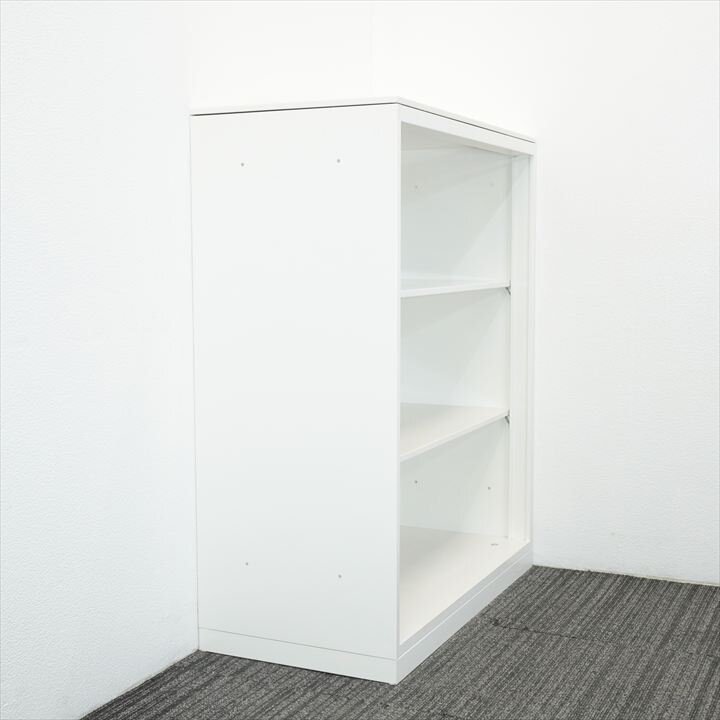 オカムラ レクトライン オープン書庫 天板付 W900 D450 H1115