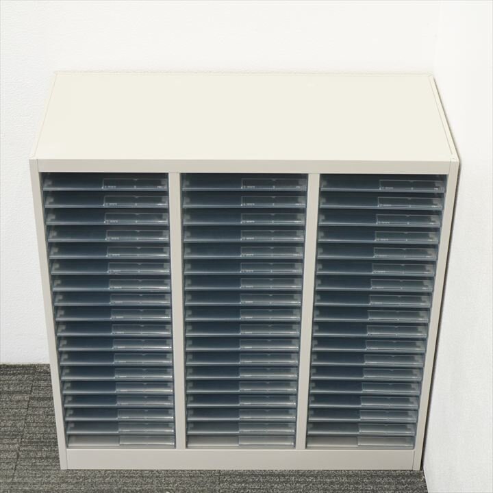 コクヨ 整理庫 ３列１８段 オープントレー W880 D400 H880 特価品（4）