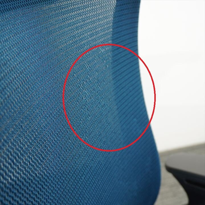 コクヨ ベゼル 可動肘 ヘッドレスト付き ブルー