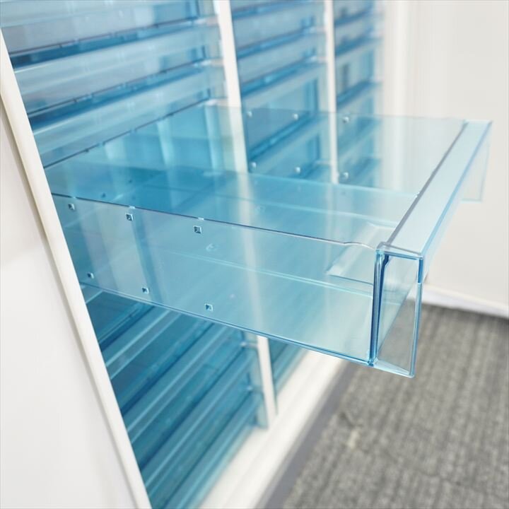 コクヨ エディア 扉付き書類整理庫 3列16段 コンビタイプ 天板付 H1130 ナチュラルグレー(F1色)