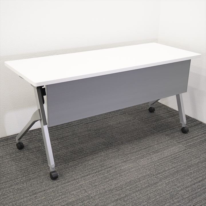 オカムラ フラプター フラップテーブル 1560 H720 ホワイト