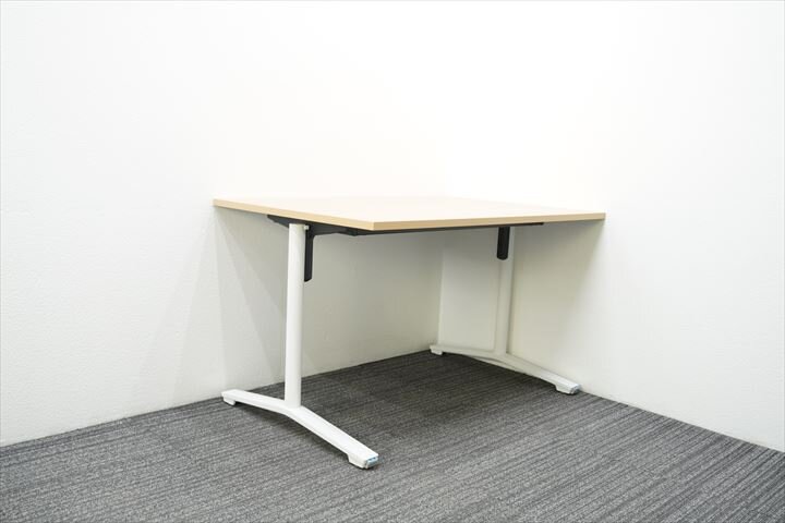コクヨ デイズオフィス ミーティングテーブル 1280 H720 キャスター脚 グレインドナチュラル