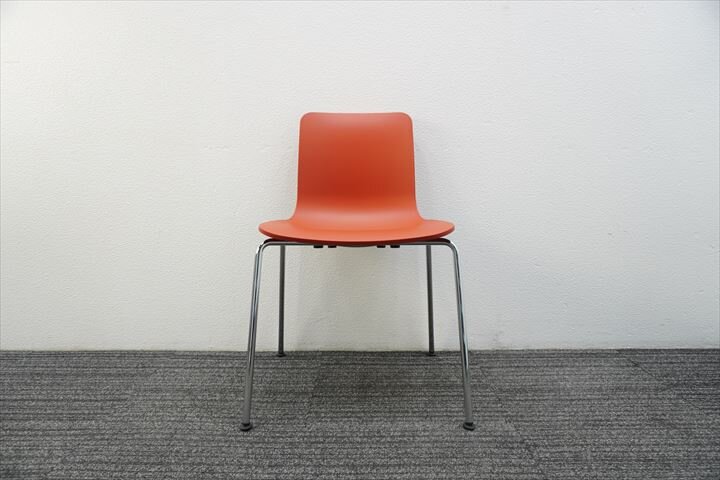 ヴィトラ ハルチューブ スタッキングチェア レッド vitra.／HAL Tube 