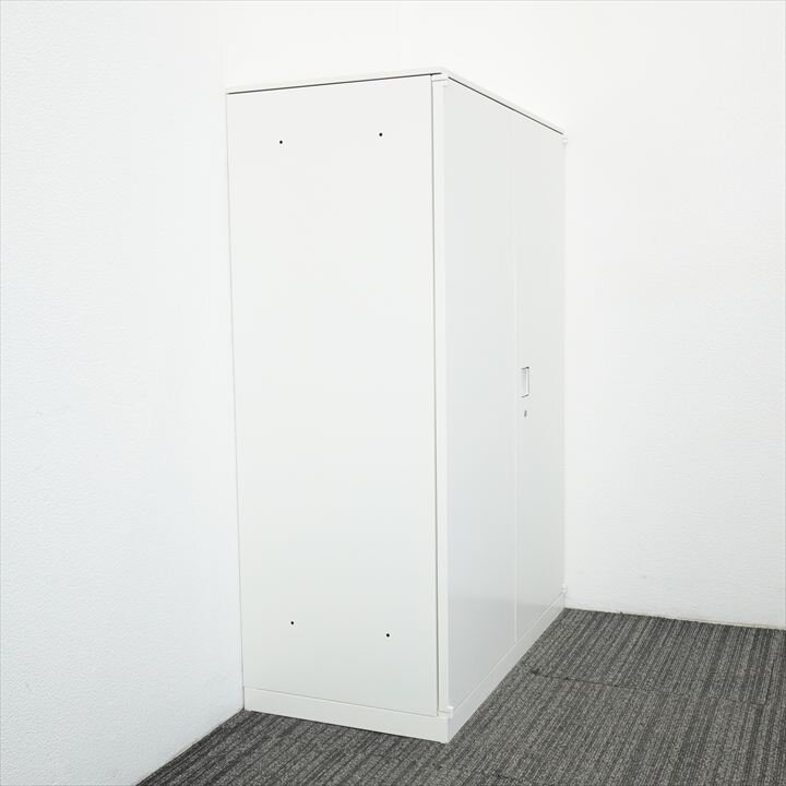 オカムラ レクトライン 両開き書庫 天板付 W900 D450 H1265