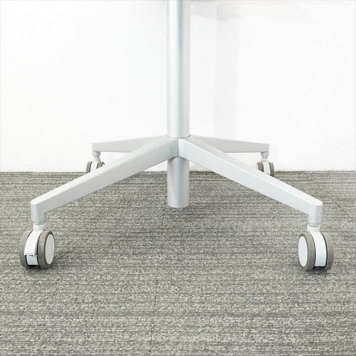 コクヨ 昇降丸テーブル ８０Φ 木目