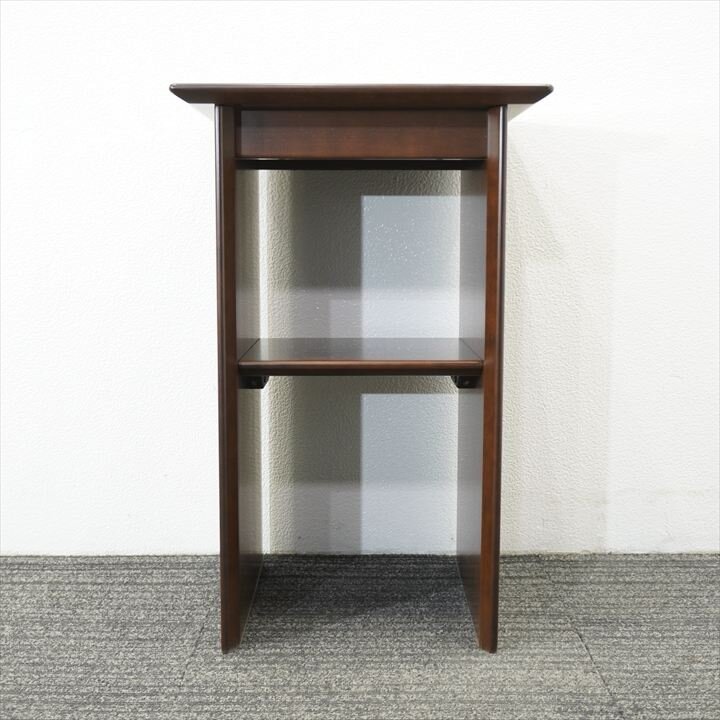 コクヨ 木製電話台 W450 D450 H700