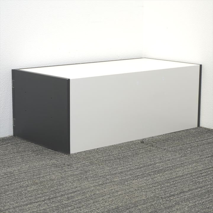 オカムラ レクトライン 両開き書庫 H340 黒カッティングシート 特価品