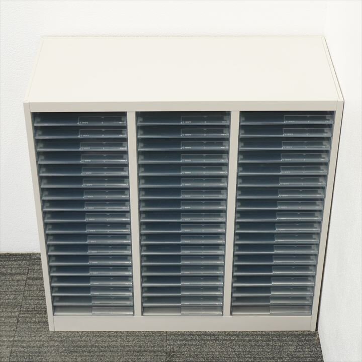 コクヨ 整理庫 ３列１８段 オープントレー W880 D400 H880 特価品（3）