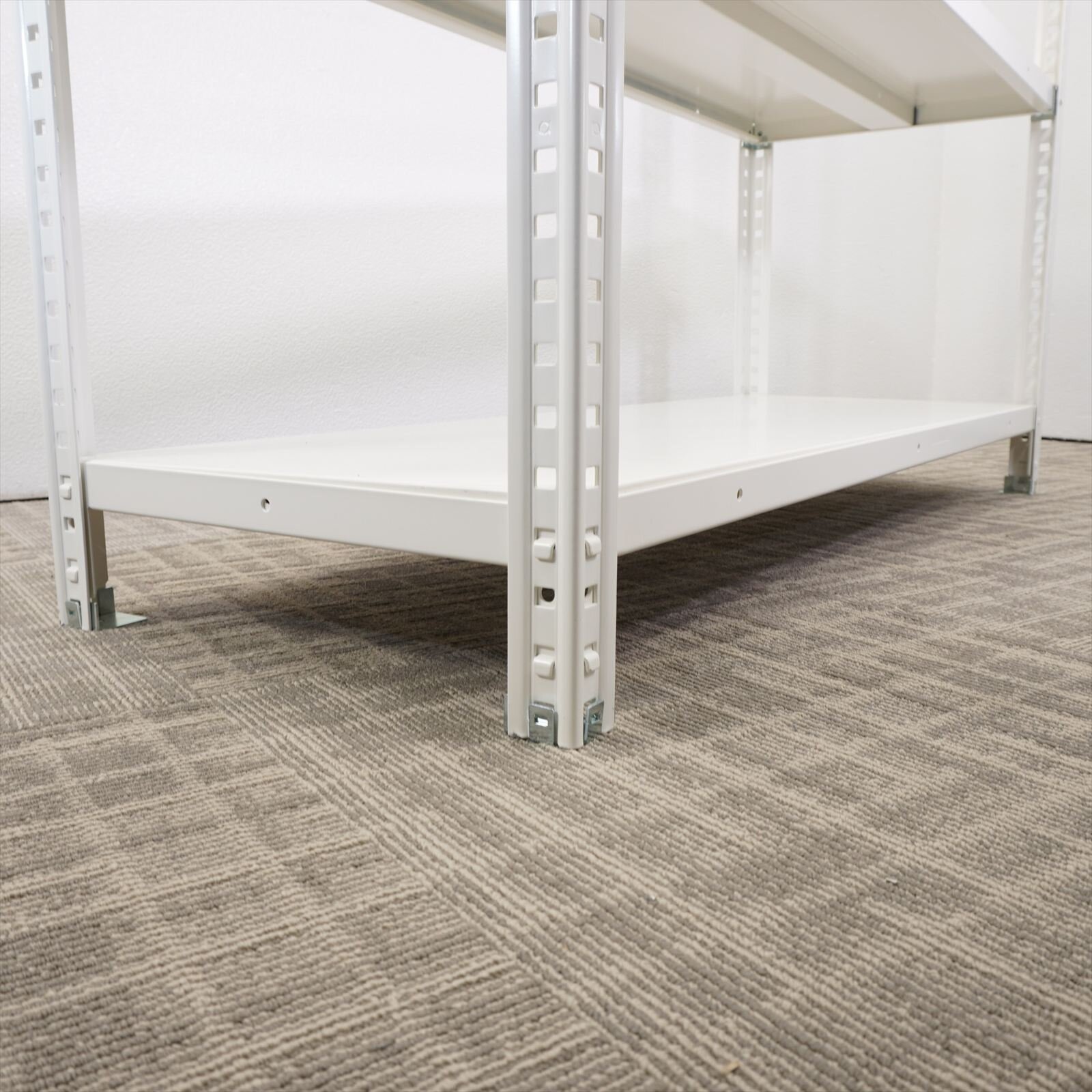 【自社便対応のみ】オカムラ 軽量棚 天地６段 150㎏/1段 W1200 D450 H2100 ホワイト