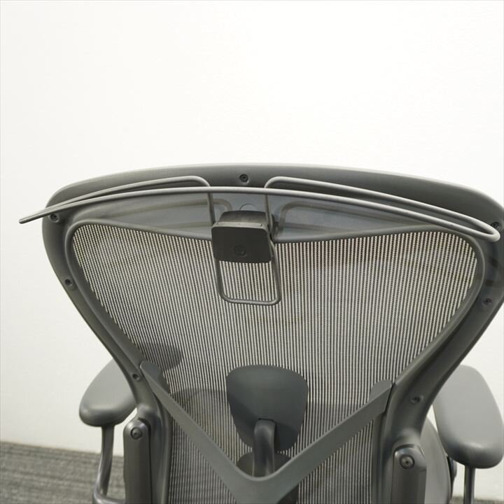 ハーマンミラー アーロンチェアー リマスタード フル装備 Ｂサイズ ハンガー付