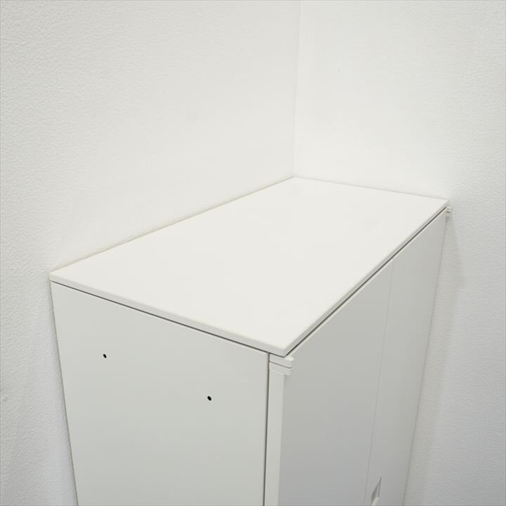 オカムラ レクトライン 両開き書庫 天板付 W800 D400 H1265 ZA75色