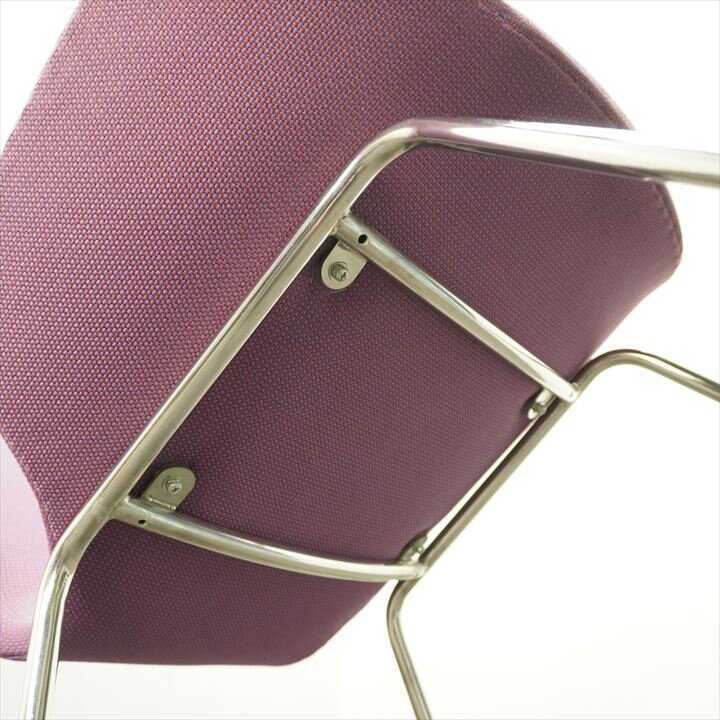 天童木工 カブトチェアー パープル- 中古オフィス家具の専門店-天下一