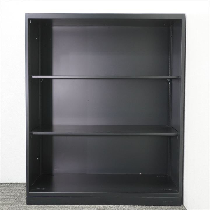 オカムラ レクトライン オープン書庫 H1100 ブラック