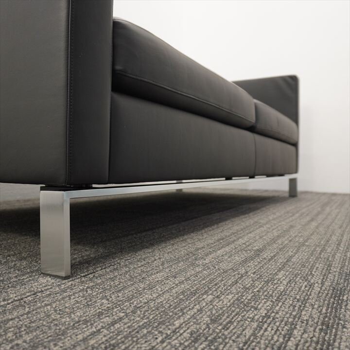 Walter Knoll ウォルター・ノル フォスター503 ソファ 2.5シーター 革張り ブラック