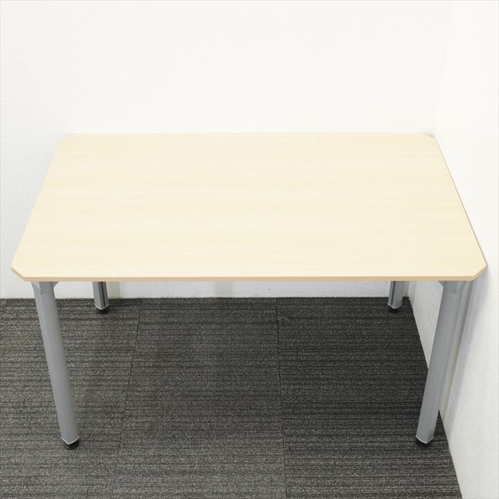 オカムラ スナップパワー ミーティングテーブル 1275 H700 ネオウッドライト