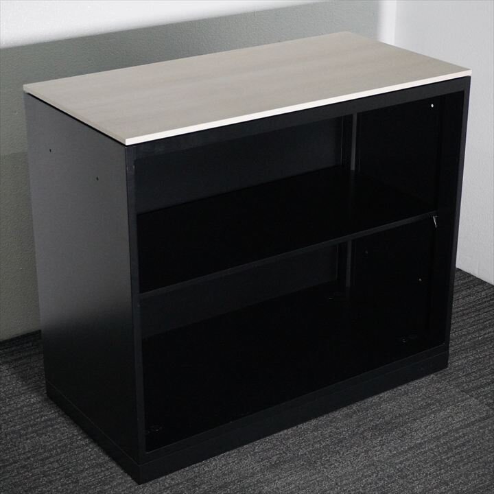 オカムラ レクトライン オープン書庫 天板付 Ｗ900 D450 H775 ZH25色