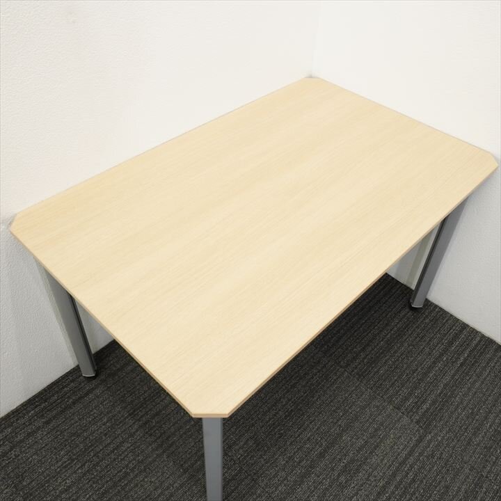 オカムラ スナップパワー ミーティングテーブル 1275 H700 ネオウッドライト