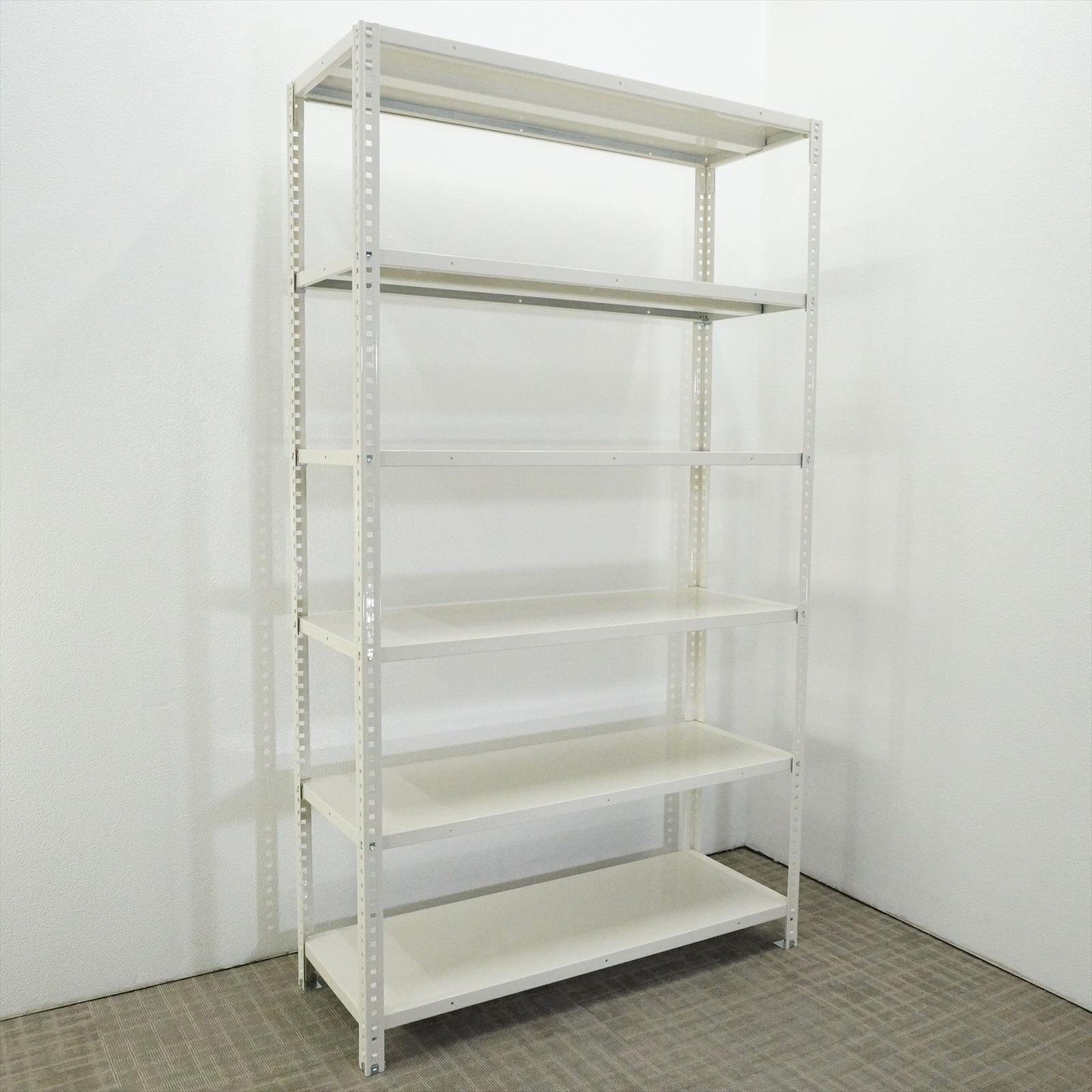 【自社便対応のみ】オカムラ 軽量棚 天地６段 150kg/1段 W1200 D450 H2100