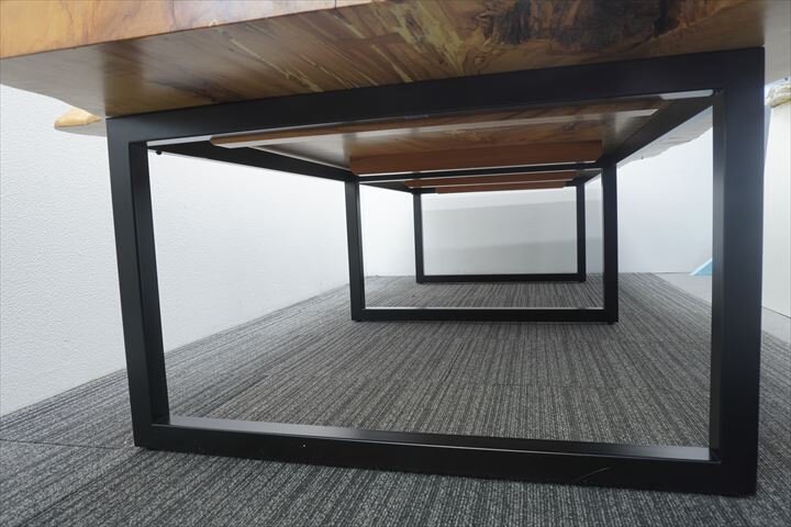 【自社便対応のみ】木製ダイニングテーブル W3200 D1020-1400 H710