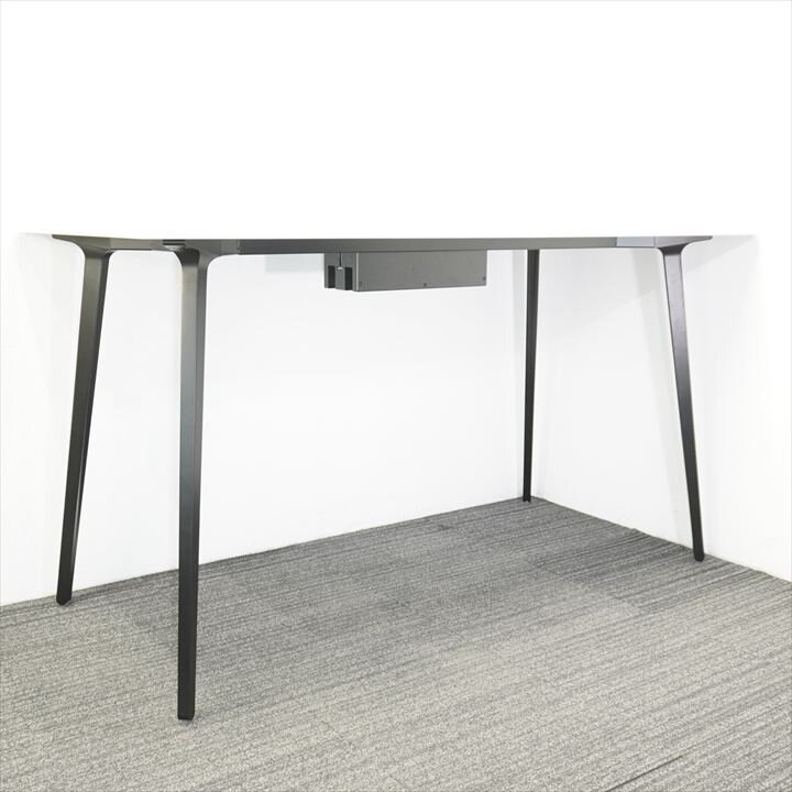 ウチダ レムナ ミーティングテーブル ハイタイプ 配線孔あり W1800 D900 H1000 ホワイト