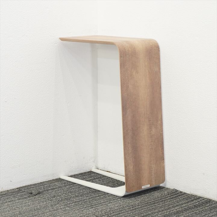 【2021年製】オカムラ アルトピアッツァ サイドテーブル W450 D250 H670 ソーンオーク