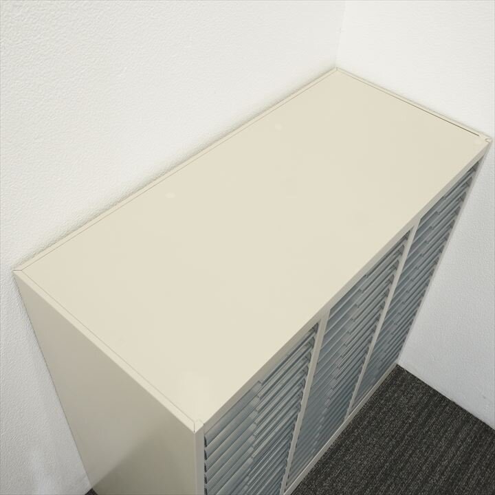 コクヨ 整理庫 ３列１８段 オープントレー W880 D400 H880 特価品（4）