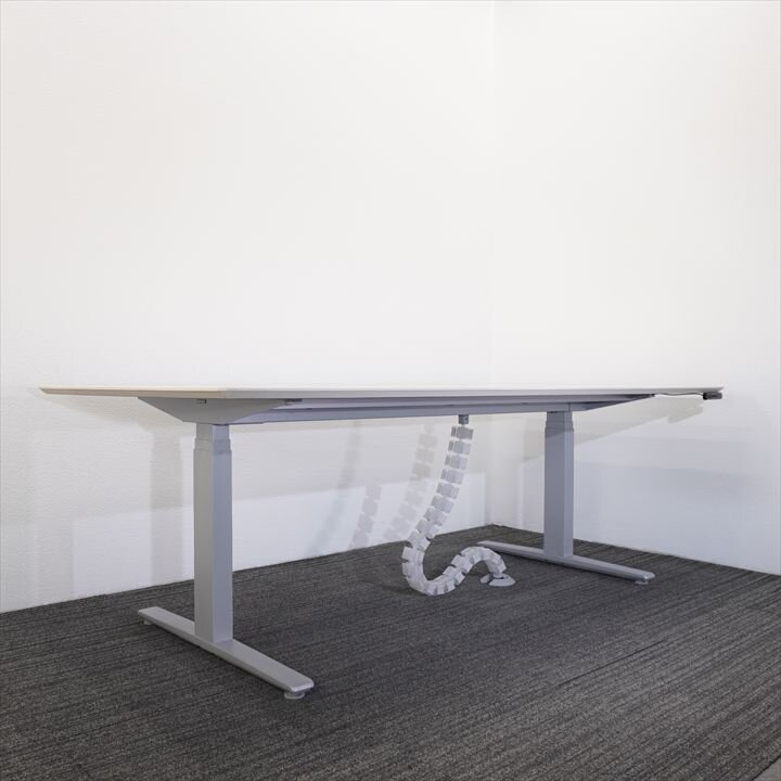 オカムラ スイフト 昇降ミーティングテーブル W2100 D1100 H700-1250