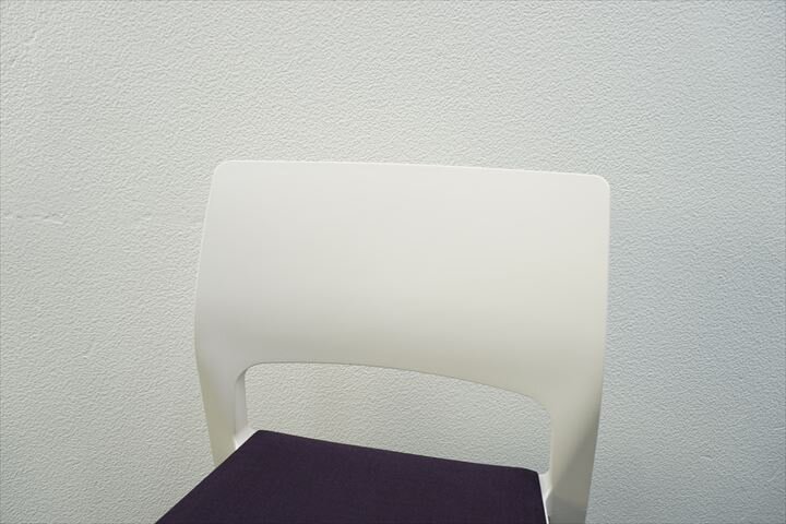 アルペール ジュノ ダイニングチェア パープル／ホワイト