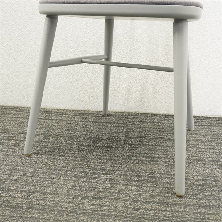 相合家具 イースティ 木製ダイニングチェア ライトグレー