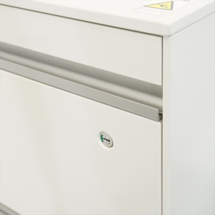 イトーキ インクルード 3段ワゴン W400 D593 H645 ホワイト