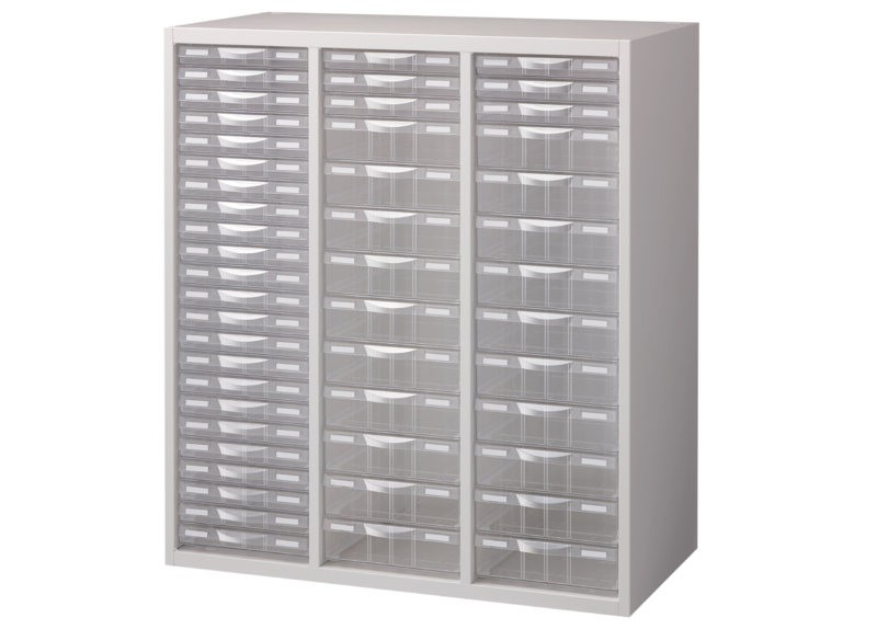 【新品】セイコー クウォール 整理庫 1列23段+2列13段 D400 H1050 白