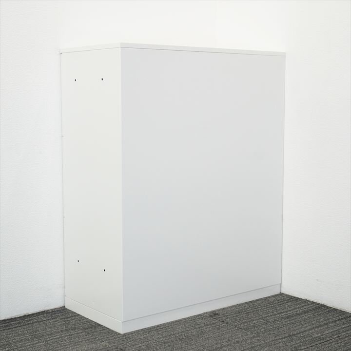 コクヨ エディア 3段ラテラル書庫 天板付 H1120 SAW色