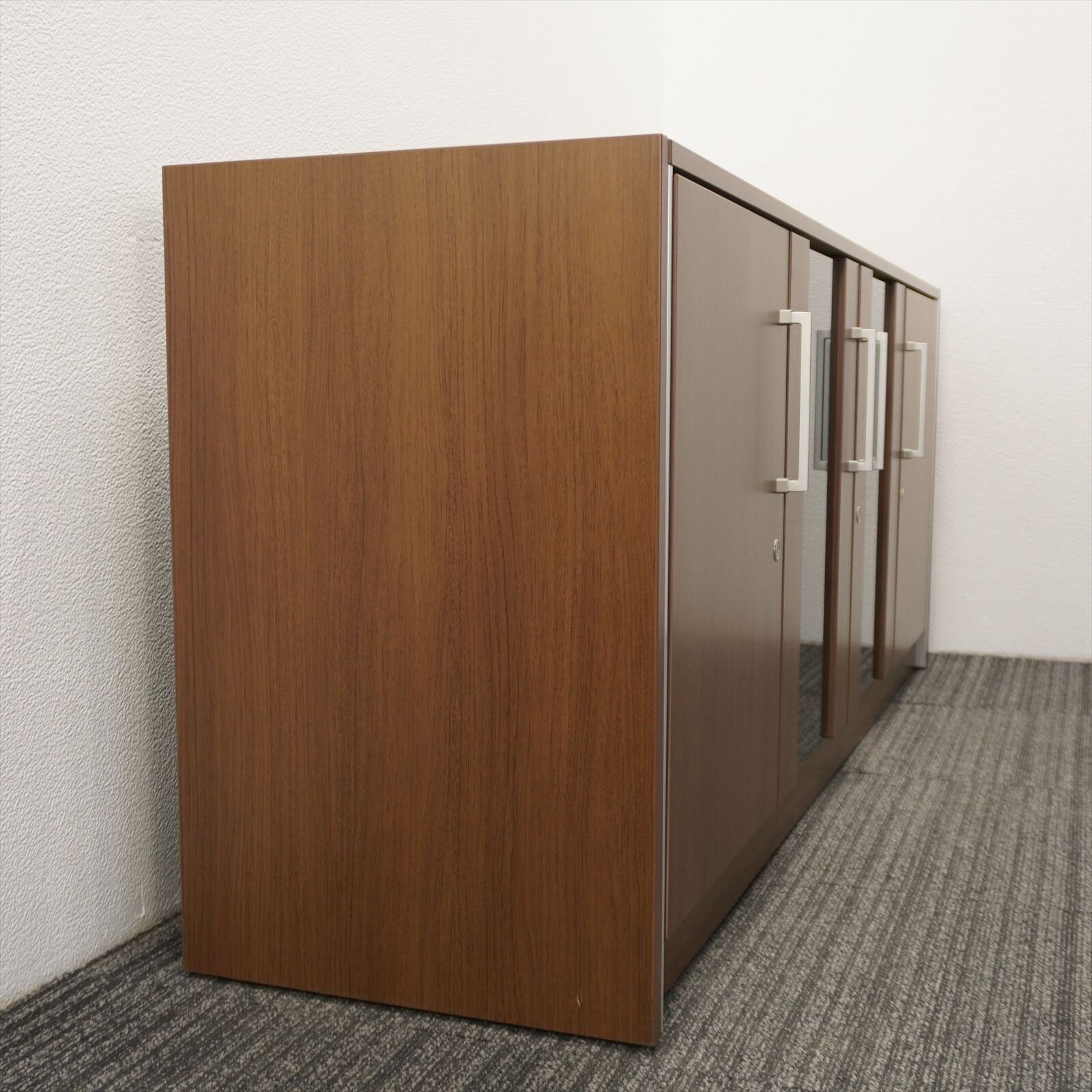 オカムラ EX-F300 木製サイドボード W1840 D450 H725