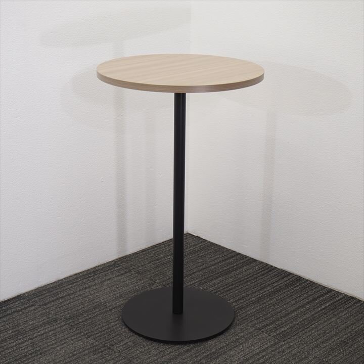 イトーキ RA ハイテーブル 丸型 Φ600 H1000 アッシュドオークM