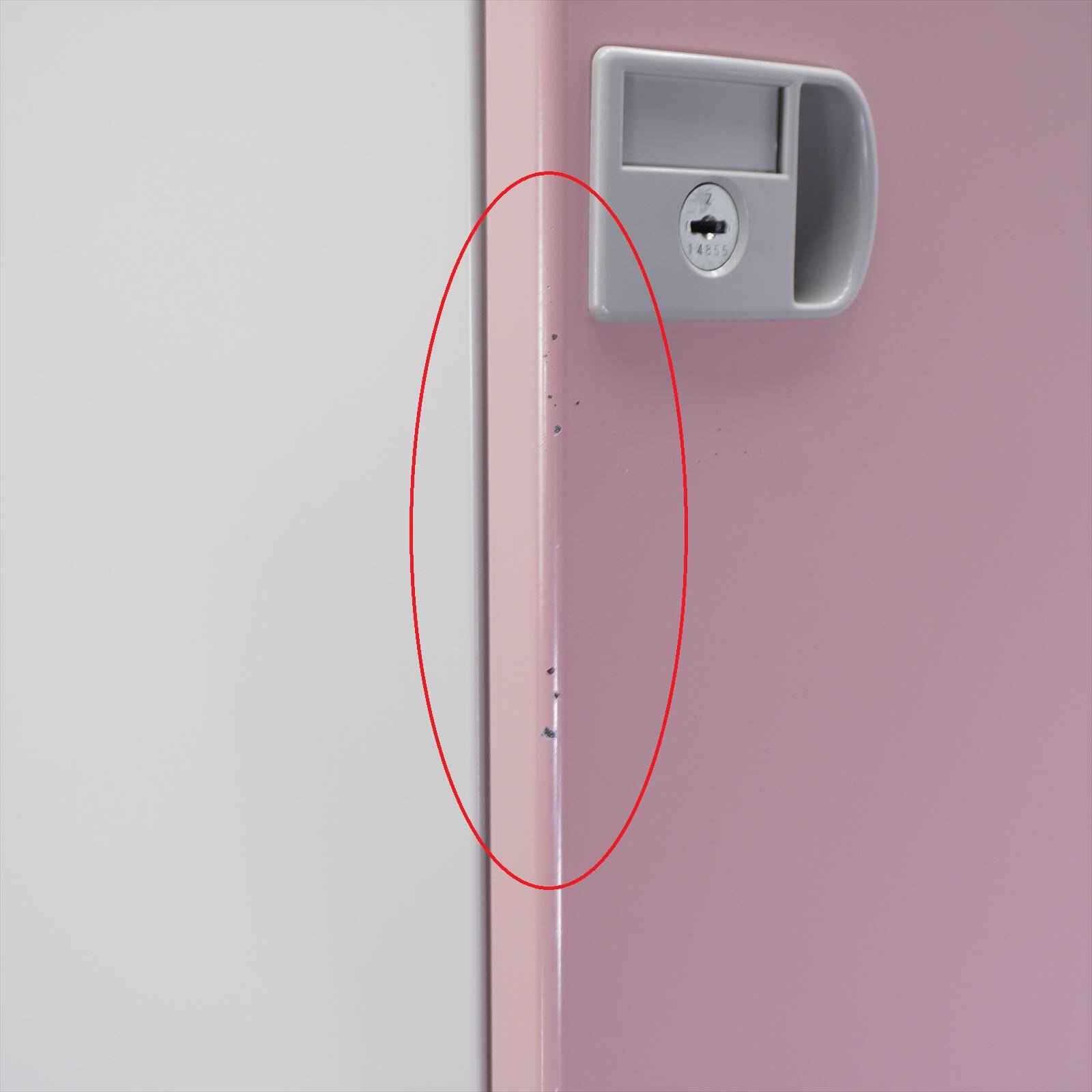 イトーキ ６人用ロッカー ピンク