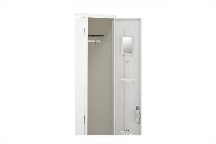 【新品 メーカー直送のみ】セイコー AKL 1人用ロッカー W455 D515 H1790 ホワイト