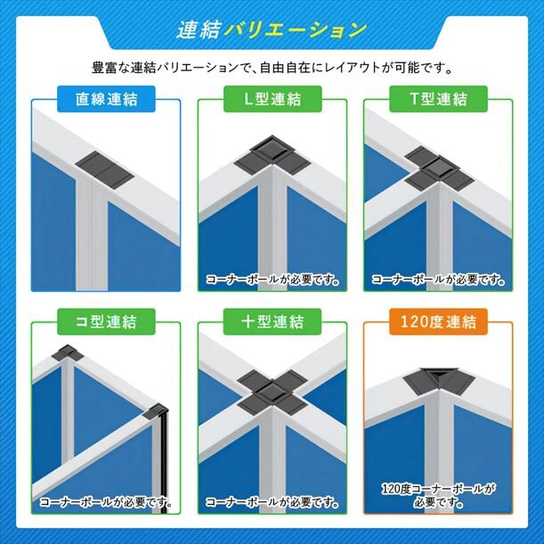 【新品／送料無料】クロスローパーティション PN0818 W800 H1800