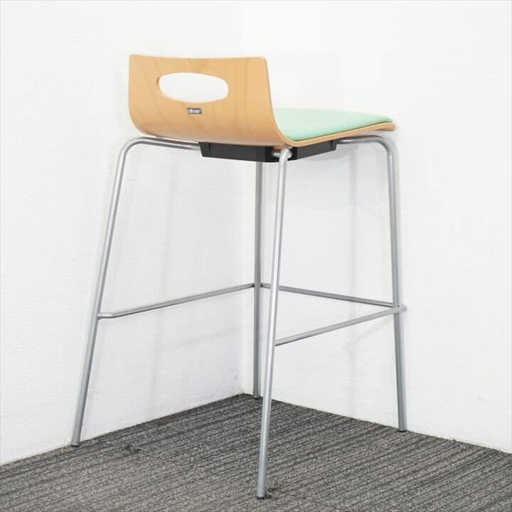 オリバーOliver ハイチェア 曲がり木 カウンター チェア 送料無料