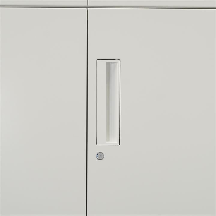 コクヨ エディア 両開き2段書庫 H2160 ホワイト